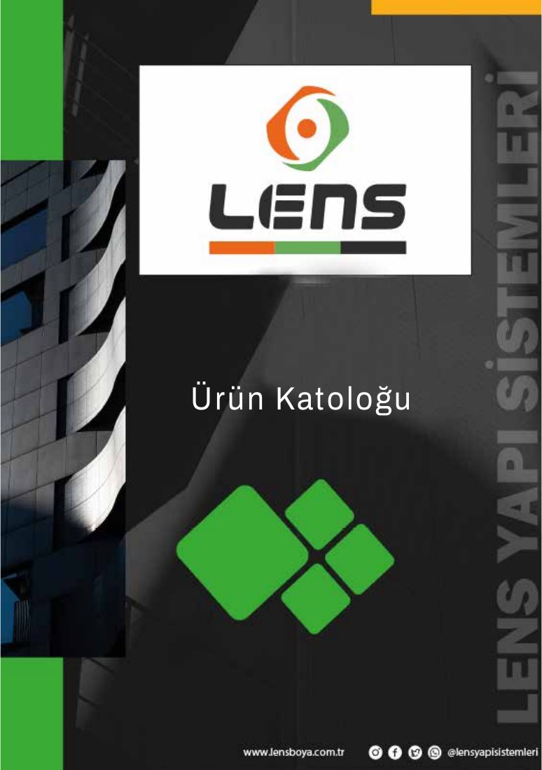 Lens Ürün Kataloğu kapağı